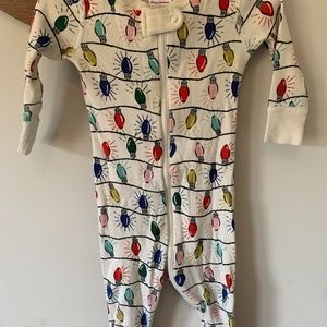 Hanna Andersson Christmas Light Bulb Pajamas 6-12 month